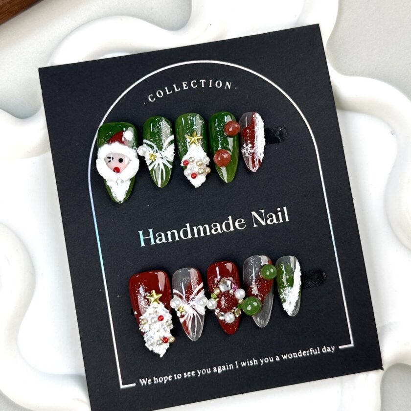 3D Christmas Wonderland Press on Nails - Image 3