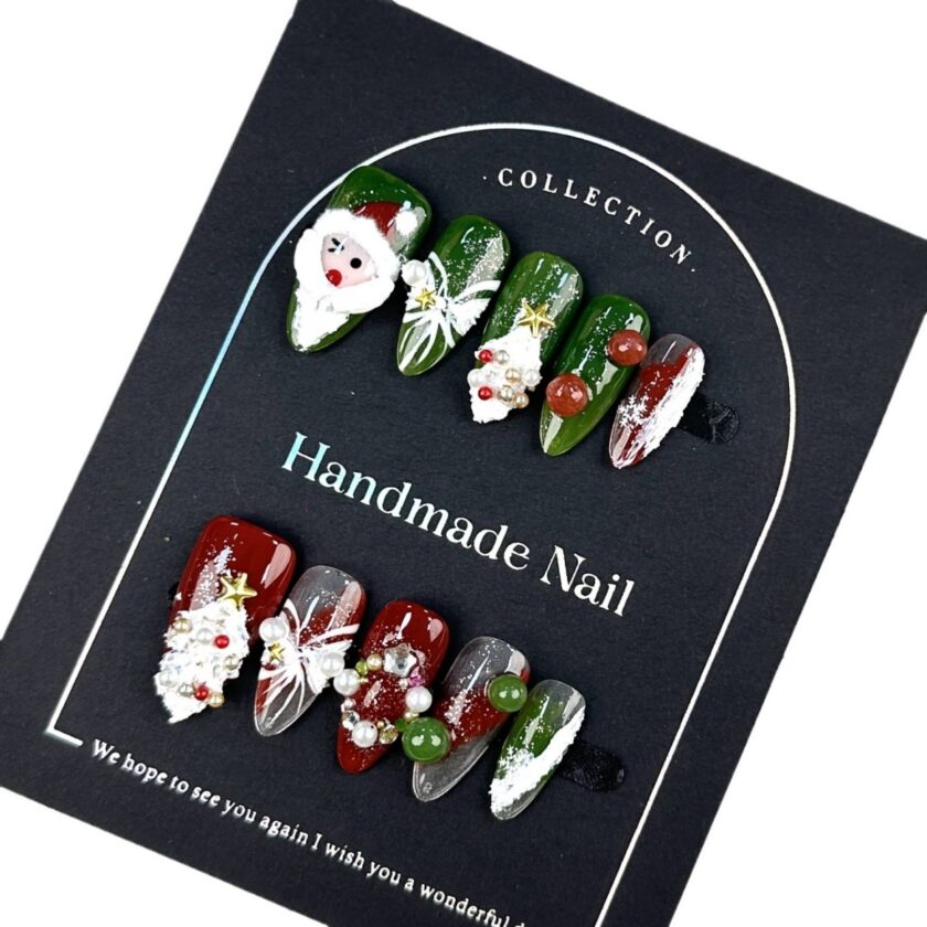 3D Christmas Wonderland Press on Nails - Image 4