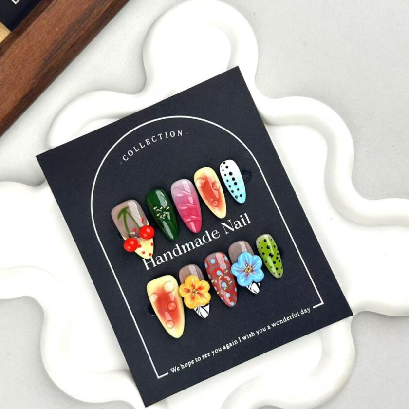 Color Collision Press on Nails - Image 2