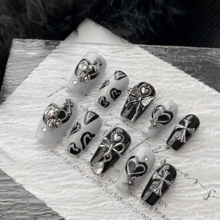 Metallic Bear Heavy Craft Press on Nails - Image 4