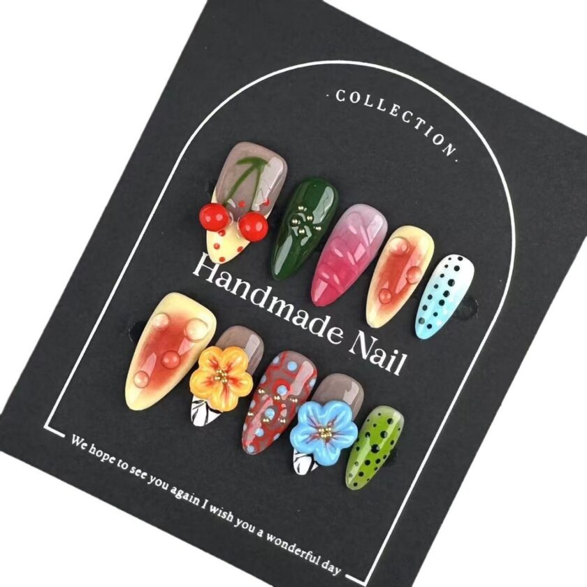 Color Collision Press on Nails - Image 4